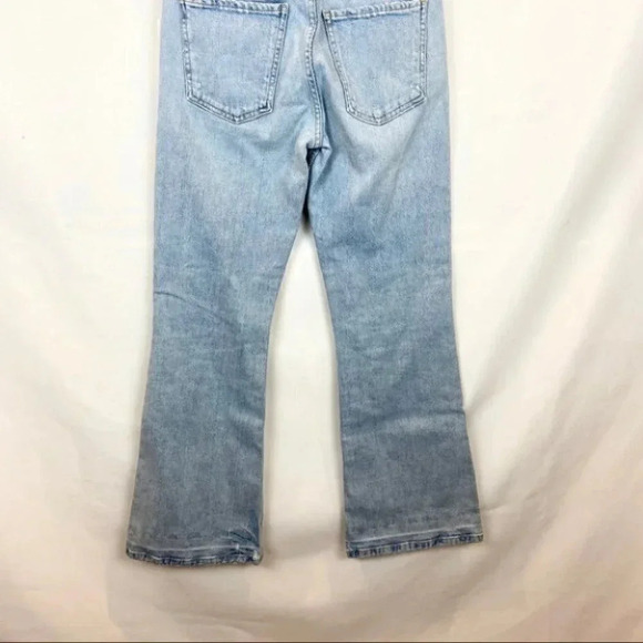 NWT Citizens of Humanity Demy Cropped High Rise Kick Flare Jeans Light Wash - Picture 15 of 15